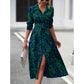 🍃🧵😌 LIMITED-TIME 50% OFF! Soft & Breathable Printed Shirt Dress – Premium Cotton Blend, Wrinkle-Resistant, Flattering A-Line – Ideal for All Seasons, Layer with Turtlenecks or Cardigans 🧥❄️