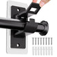 ✨🔥Special Offer: Drill-Free Adhesive Curtain Rod Brackets | Waterproof Stainless Steel Spring Clamp | Multipurpose Tension Pole Holder