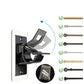 ✨🔥Special Offer: Drill-Free Adhesive Curtain Rod Brackets | Waterproof Stainless Steel Spring Clamp | Multipurpose Tension Pole Holder