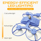 🌀🌬️3-Speed E27 Drone Model Fan Light with Remote