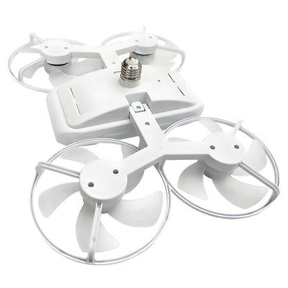 🌀🌬️3-Speed E27 Drone Model Fan Light with Remote