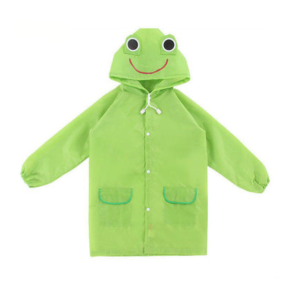 🐸 50% OFF! Kids Frog-Style Rain Poncho ☔– Waterproof, Lightweight & Backpack-Friendly