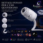 🌌 50% OFF NOW! 💫 USB lamp with starry sky projection – 13 interchangeable film discs & flexible neck – perfect for the bedroom ✨