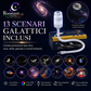 🌌 50% OFF NOW! 💫 USB lamp with starry sky projection – 13 interchangeable film discs & flexible neck – perfect for the bedroom ✨