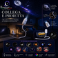 🌌 50% OFF NOW! 💫 USB lamp with starry sky projection – 13 interchangeable film discs & flexible neck – perfect for the bedroom ✨