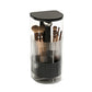 🎉 LIMITED TIME 50% OFF! 💄 Elegant Dustproof Makeup Brush Organizer – Press-Lift Storage, Multiple Compartments & Protective Cover ✨