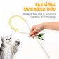 🎉 LIMITED TIME 50% OFF! 😻 Fun Interactive Suction Cup Cat Wand Toy – 360° Rotation, 2 Automatic Modes & Hands-Free Play ✨