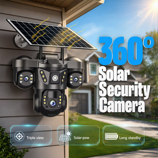 ✨2026 New Arrivals 50% OFF🔥Triple Lens Solar WiFi Security Camera