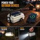⏳Time-Limited Special⏰Dual‑Light Solar Camping Lantern‑Multi‑Function Portable Solar Work Light with Power Bank, Hanging Emergency Lamp for Camping Hiking Power‑Outage