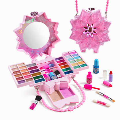 ⏳Time-Limited Special⏰Washable Princess Makeup Set – Kid‑Safe Non‑Toxic Pretend Beauty Toy Gift 👸