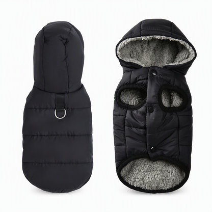⏳Time-Limited Special⏰Hooded Dog Coat – Fleece-lined, Windproof 🧥