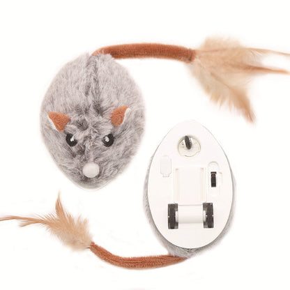 ⏳Time-Limited Special⏰Smart Electric Mouse Cat Toy｜Automatic Moving Interactive Toy For Indoor Cats 🐱